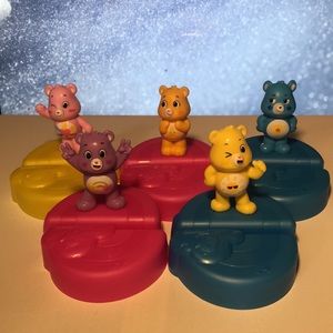CARE BEARS | Surprise Collectible Figurines | 5pc Bundle